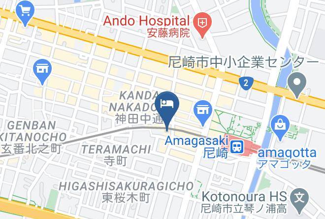 Amagasaki City - Hotel Livemax Amagasaki Maps
