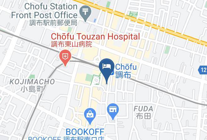 Chofu City - Hotel Livemax Chofu Station Maps