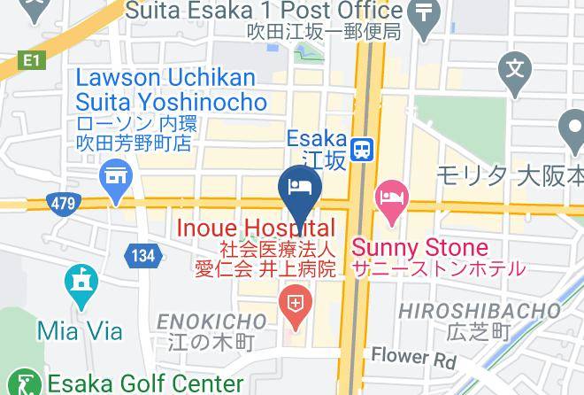 Suita City - Hotel Livemax Esaka Maps