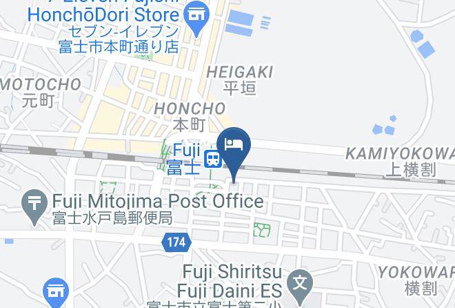 Hotel Livemax Fuji Ekimae Map