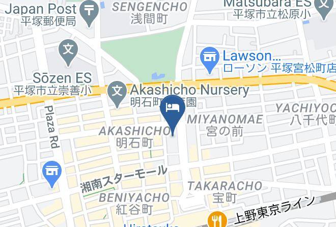 Hiratsuka City - Hotel Livemax Hiratsuka Ekimae Maps