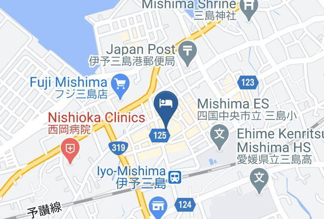 Hotel Livemax Iyo Mishima Map