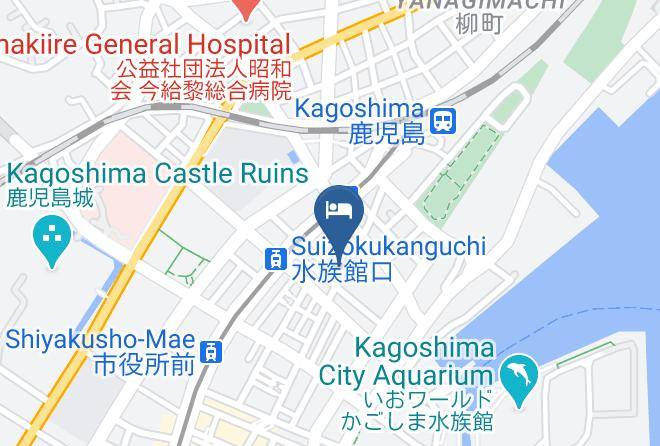 Kagoshima City - Hotel Livemax Kagoshima Maps