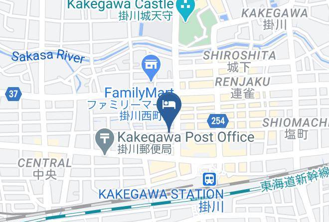 Kakegawa City - Hotel Livemax Kakekagaw Ekimae Maps