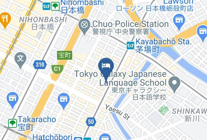 Chuo Ward - Hotel Livemax Kayabacho Maps