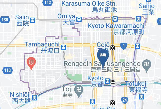 Kyoto City Shimogyo Ward - Hotel Livemax Kyoto Ekimae Maps