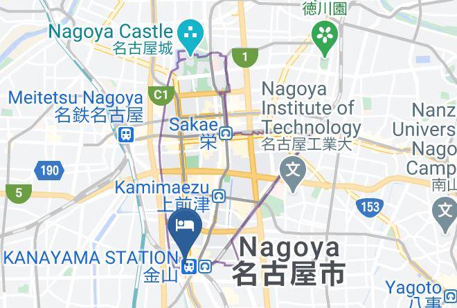 Hotel Livemax Nagoya Kanayama Map - Aichi Pref - Nagoya City Naka Ward