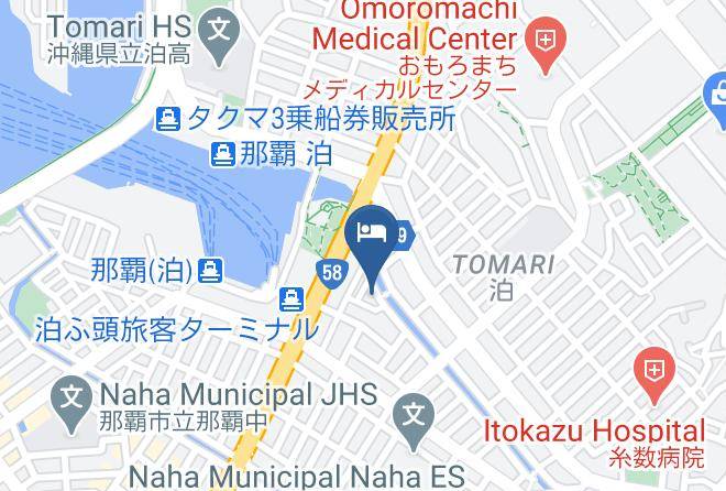 Naha City - Hotel Livemax Naha Tomariko Maps