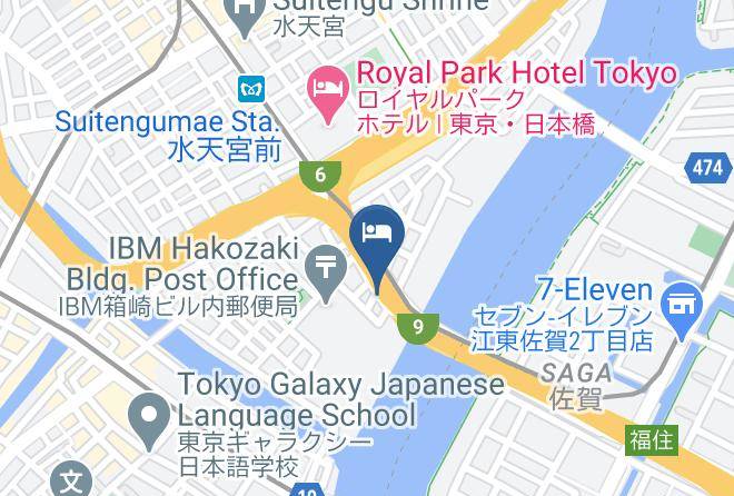 Hotel Livemax Nihonbashi Hakozaki (ホテルリブマックス日本橋箱崎) Map