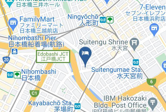 Chuo Ward - Hotel Livemax Nihonbashi Koamicho Maps