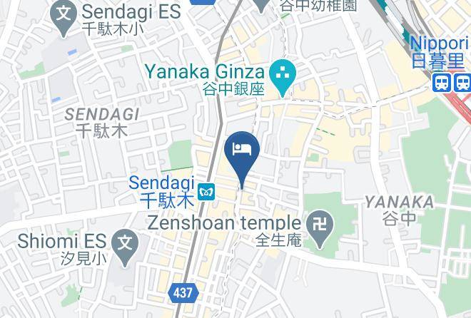 Taito Ward - Hotel Livemax Nippori Maps