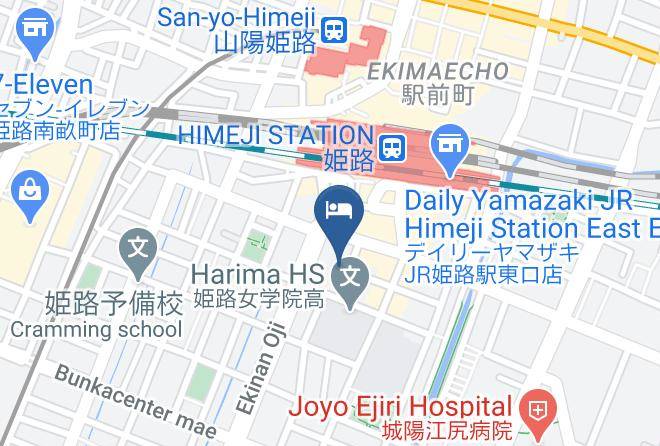 Himeji City - Hotel Livemax Premium Himejieki Minami Maps