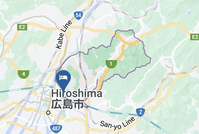 Hiroshima City Higashi Ward - Hotel Livemax Premium Hiroshima Maps