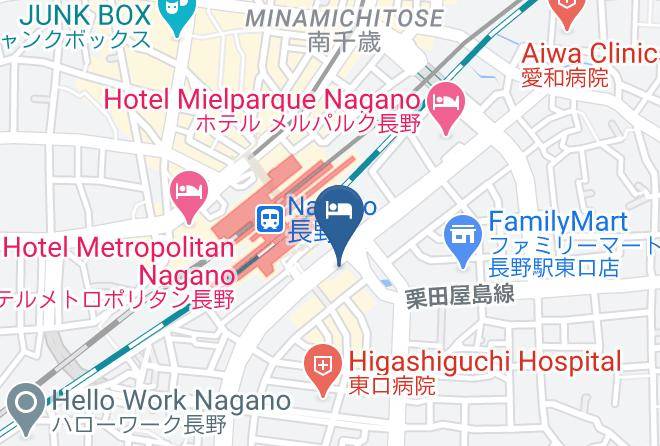 Nagano City - Hotel Livemax Premium Nagano Ekimae Maps