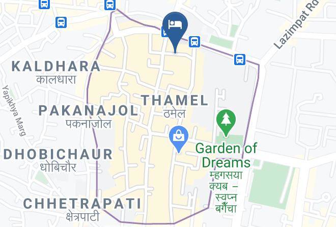 Kathmandu - Hotel Livin Kathmandu Maps