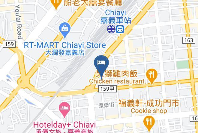 Chiayi City - Hotel Liyaou Maps