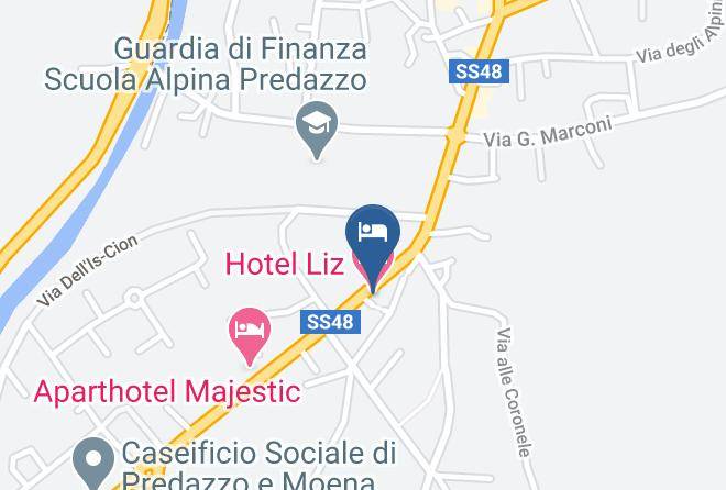 Trento - Hotel Liz Maps