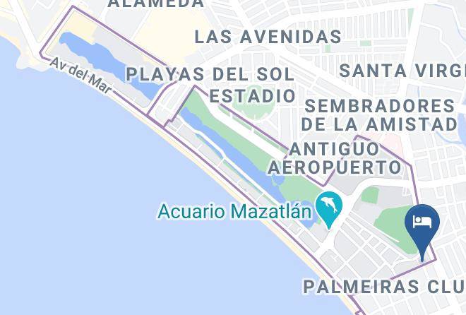 Mazatlan - Hotel Lizarraga Maps