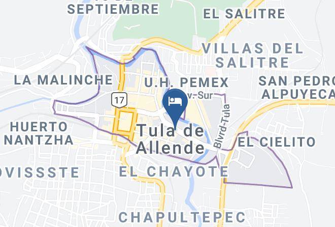 Tula De Allende - Hotel Real Lizbeth Maps