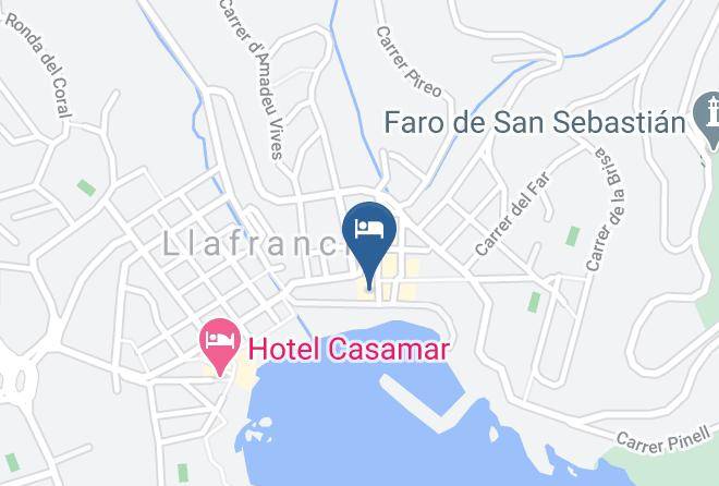 Girona - Hotel Llafranch Maps