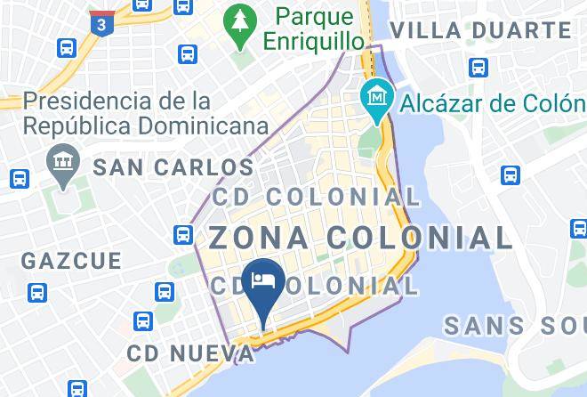 Santo Domingo De Guzman - Hotel Llave Del Mar Maps