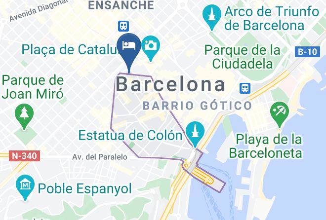 Barcelona - Hotel Lleo Maps