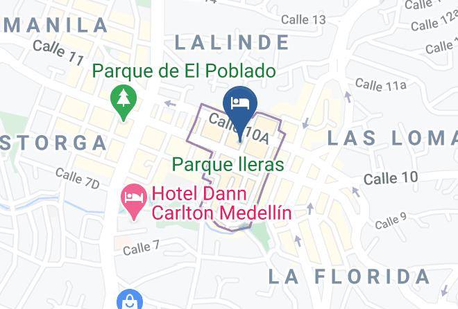 Medellin - Hotel Lleras Express Maps