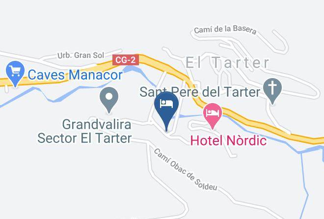 Canillo - Hotel Llop Gris Maps