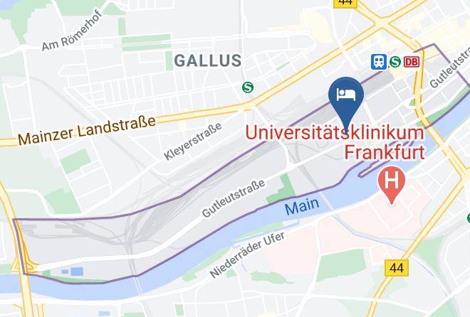 Frankfurt Am Main - Hotel Lloyed Maps