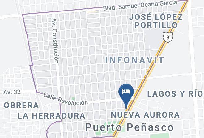 Puerto Penasco Municipality - Hotel Lluvia Del Mar Maps