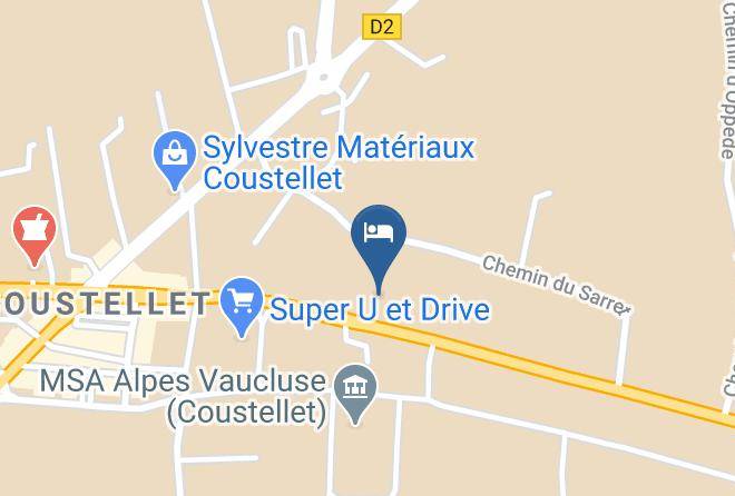 Vaucluse - Hotel Loasis Maps