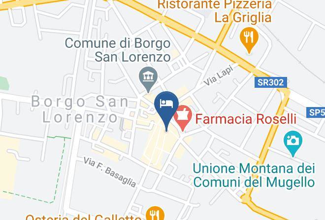 Florence - Hotel Locanda Degli Artisti Maps