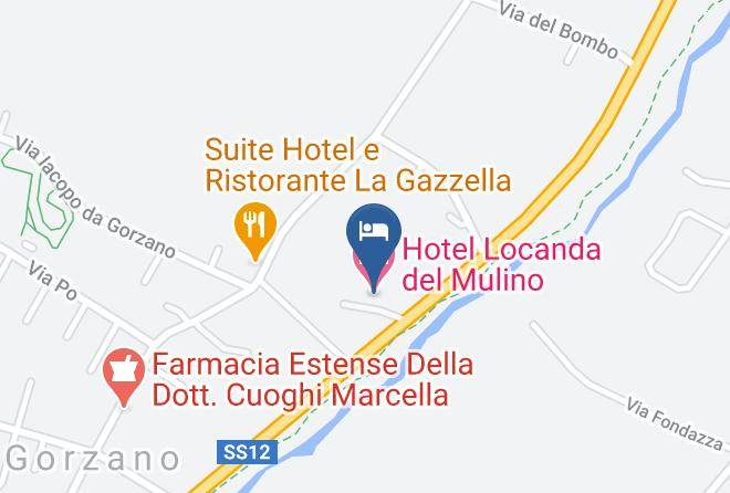 Modena - Hotel Locanda Del Mulino Maps