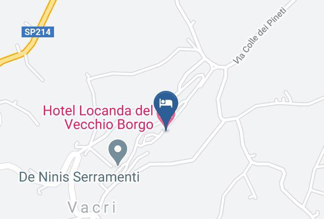 Chieti - Hotel Locanda Del Vecchio Borgo Maps