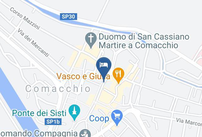 Ferrara - Hotel Locanda La Comacina Maps