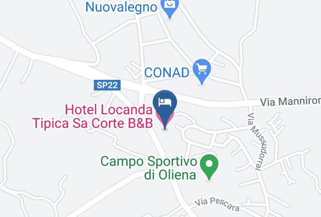 Nuoro - Hotel Locanda Tipica Sa Corte B&b Maps