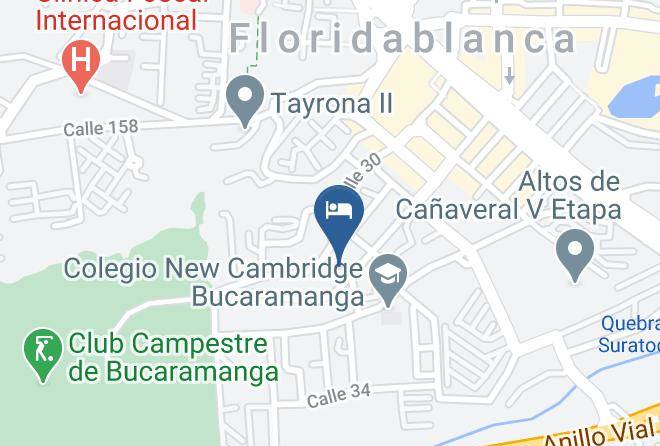 Floridablanca - Hotel Loft Dorado Floridablanca Santander Maps