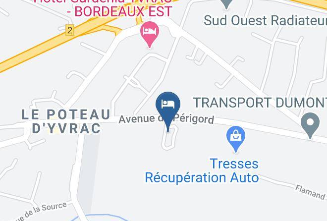 Gironde - Hotel Logis Bordeaux Est Corintel Maps