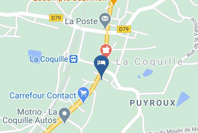 Dordogne - Hotel Logis Les Voyageurs Maps