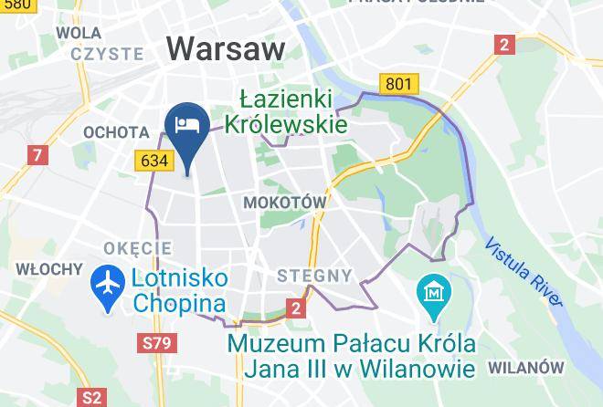 Warsaw - Hotel Lokum Maps