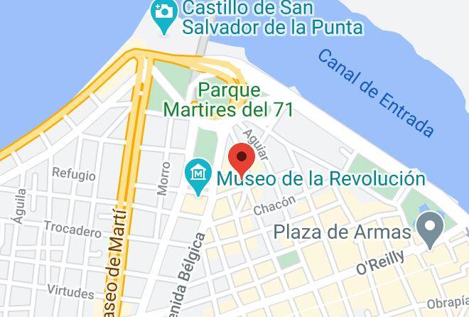 La Habana Vieja - Hotel Loma Del Angel Maps
