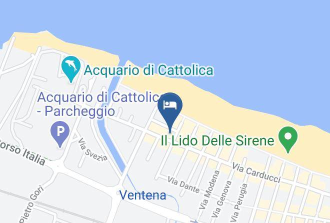 Rimini - Hotel London Maps