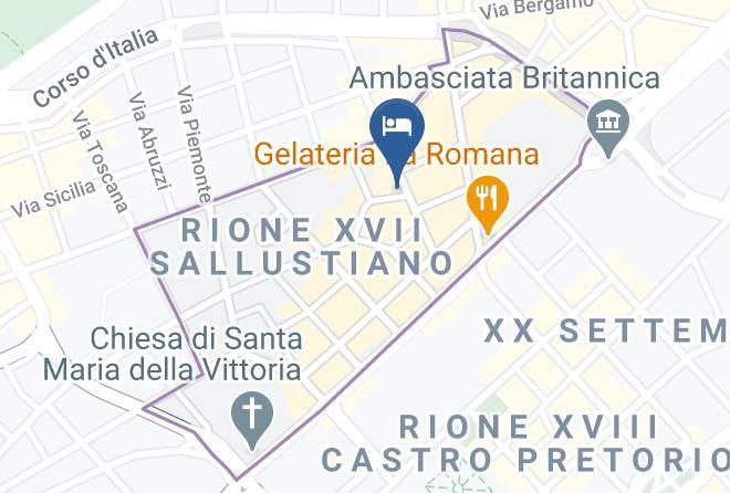 Rome - Hotel Londra & Cargill Maps