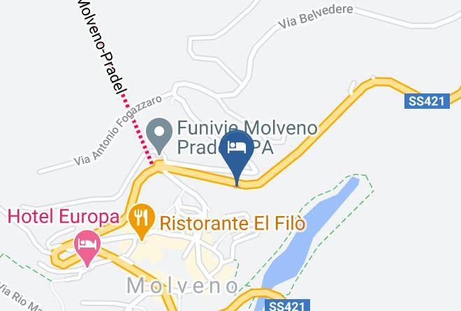Trento - Hotel Londra Molveno Maps