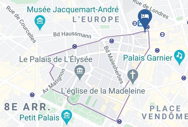 Hotel Londres Et New York Map