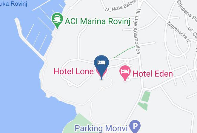 Rovinj - Hotel Lone Maps