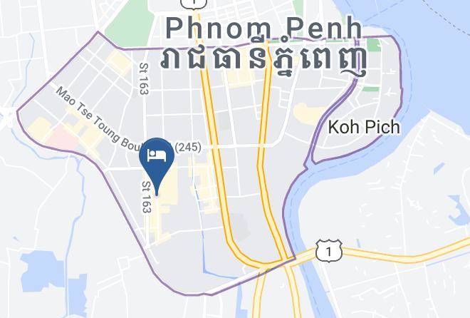Chamkar Mon - Hotel Long Thaily Maps