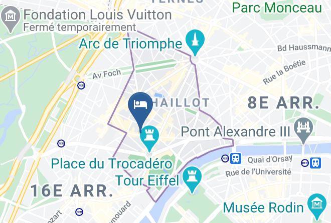 Paris - Hotel Longchamp Elysees Maps