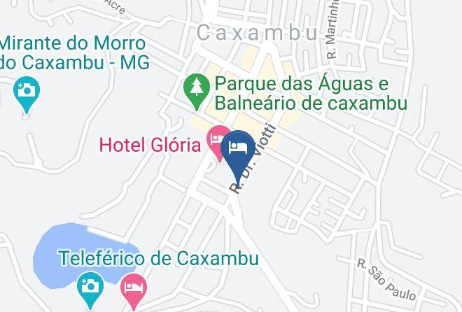 Caxambu - Brasil Hotel De Caxambu Maps