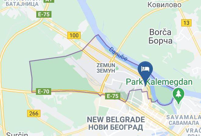 Belgrade City - Hotel Lora Maps